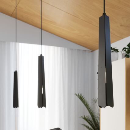 Hanglamp aan een koord PRYSM 1xG9/8W/230V zwart