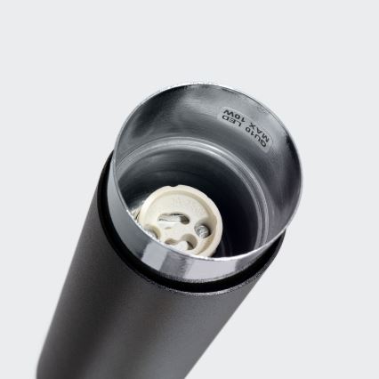 Spot NERO 1xGU10/10W/230V 22,5 cm zwart/glanzend chroom
