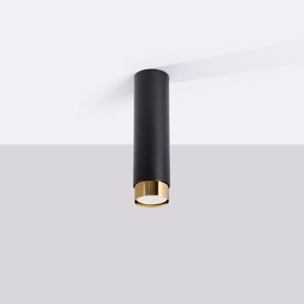 Spot NERO 1xGU10/10W/230V 22,5 cm zwart/goud