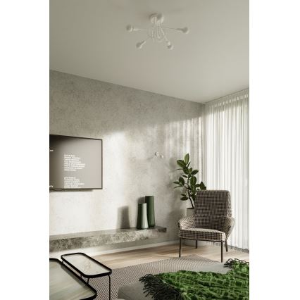 Wandlamp LOOP 1xE27/15W/230V wit