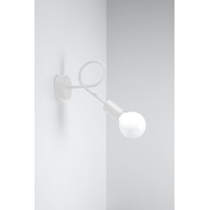 Wandlamp LOOP 1xE27/15W/230V wit
