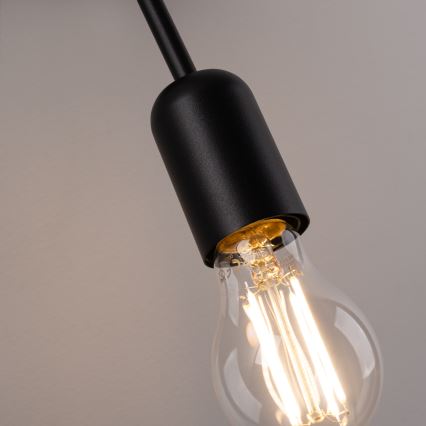 Wandlamp LOOP 1xE27/15W/230V zwart