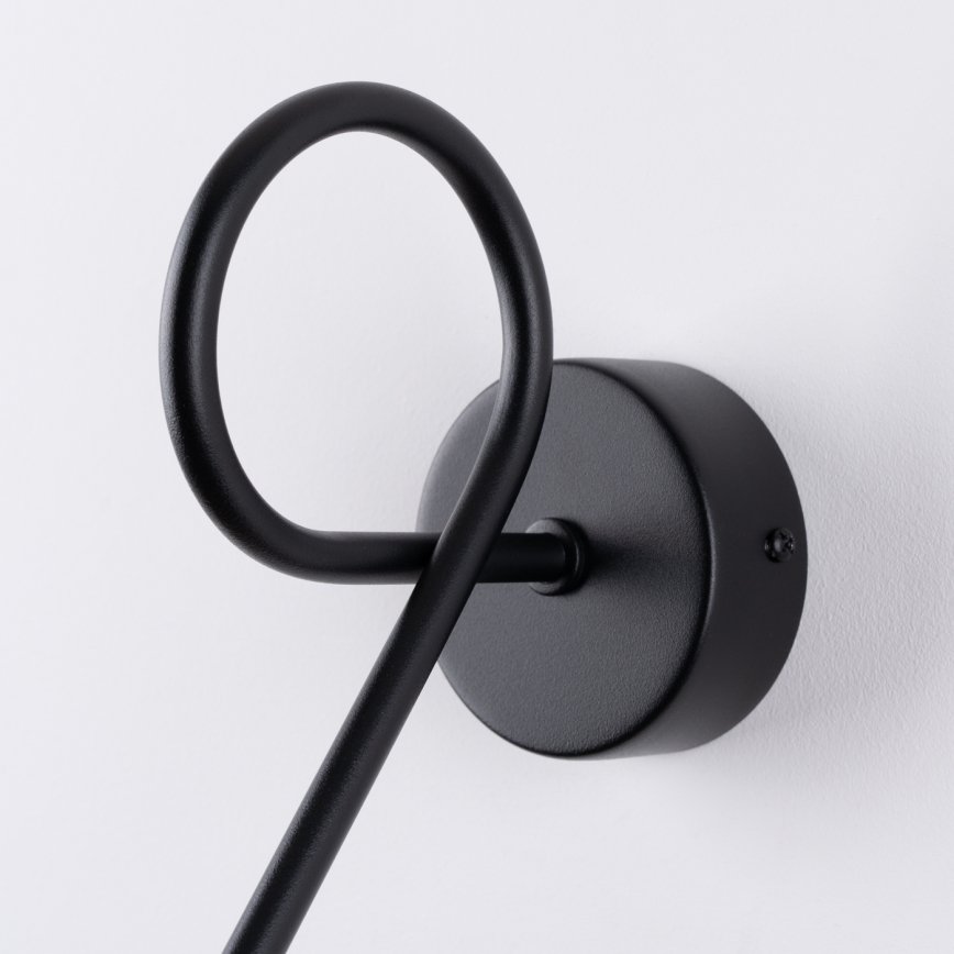 Wandlamp LOOP 1xE27/15W/230V zwart