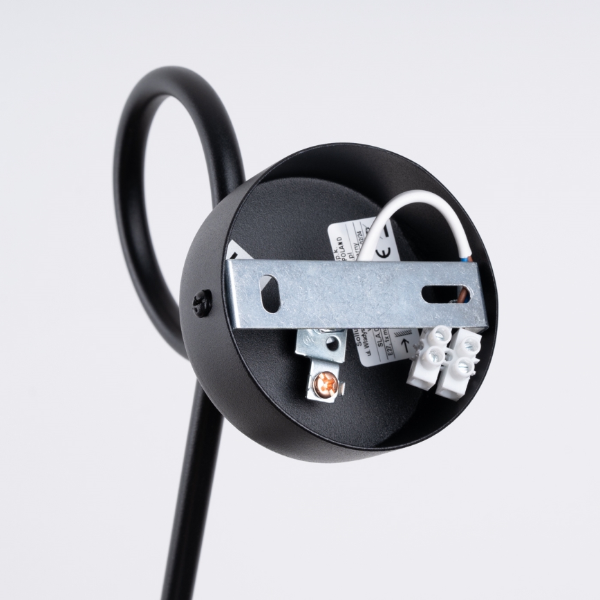 Wandlamp LOOP 1xE27/15W/230V zwart