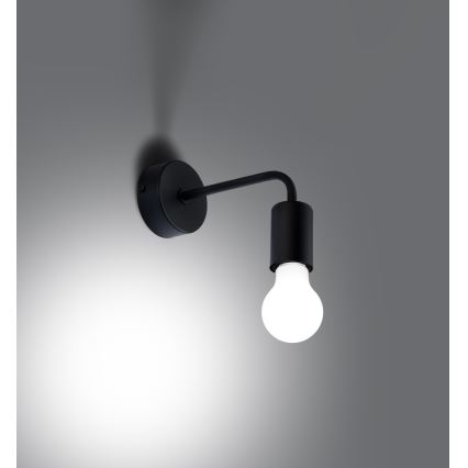 Wandlamp NORAH 1xE27/15W/230V zwart