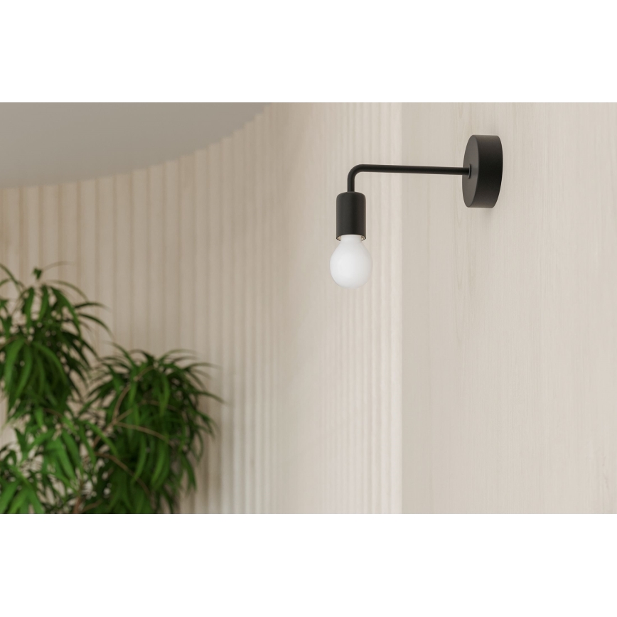 Wandlamp NORAH 1xE27/15W/230V zwart