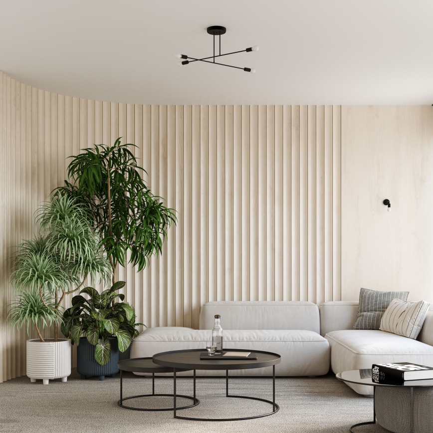 Wandlamp NORAH 1xE27/15W/230V zwart