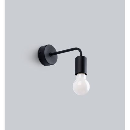 Wandlamp NORAH 1xE27/15W/230V zwart