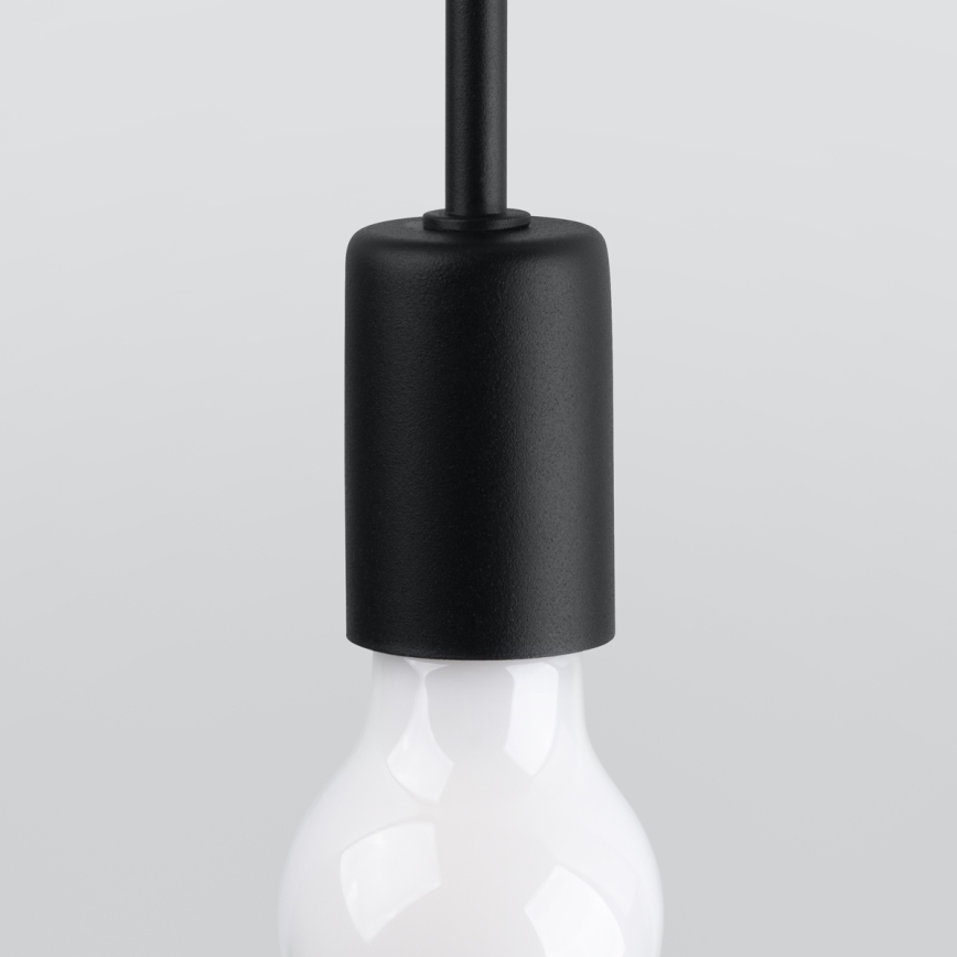 Wandlamp LEVAR 1xE27/15W/230V zwart