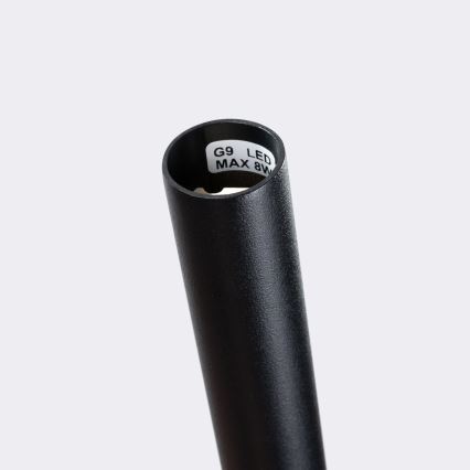 Hanglamp aan een koord BLISS 1xG9/8W/230V zwart