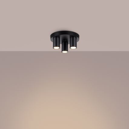 Spot LAGOS 3xGU10/10W/230V zwart