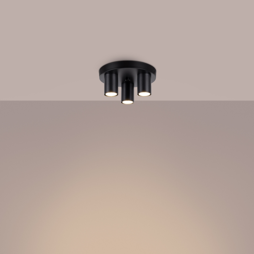 Spot LAGOS 3xGU10/10W/230V zwart