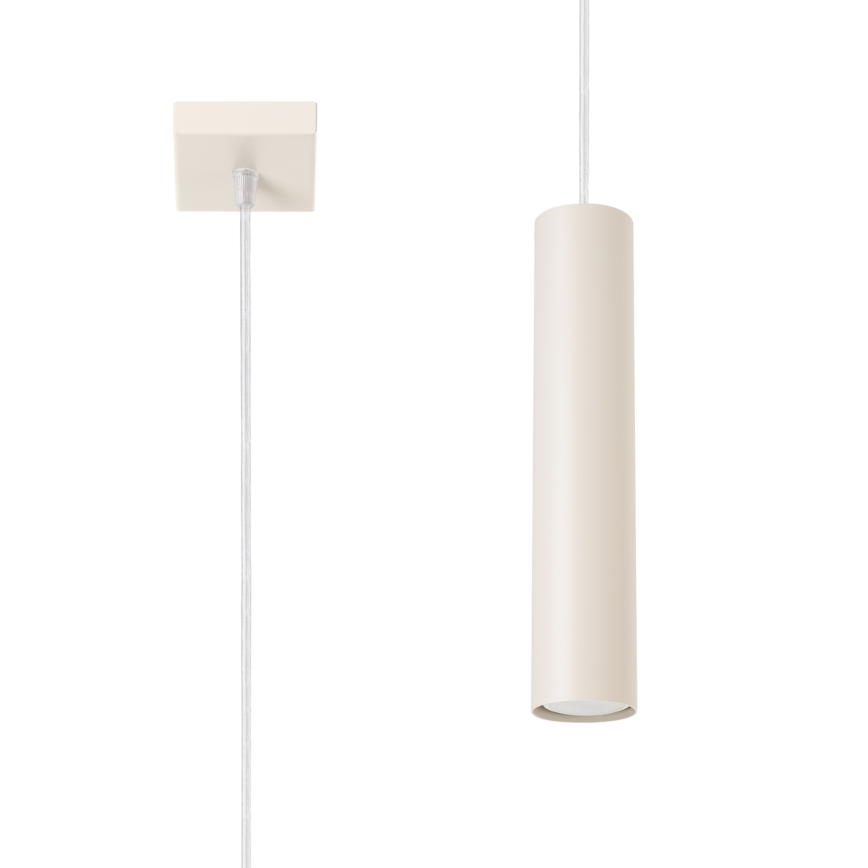 Hanglamp aan een koord LAGOS 1xGU10/10W/230V crème