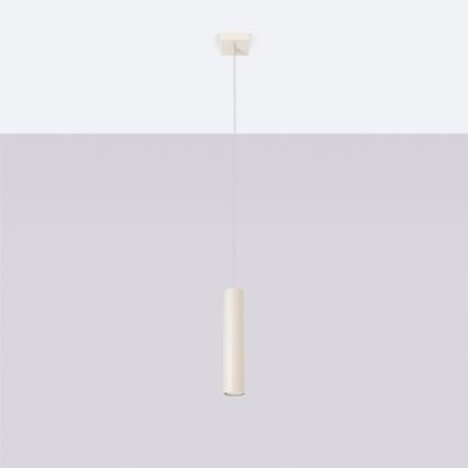 Hanglamp aan een koord LAGOS 1xGU10/10W/230V crème
