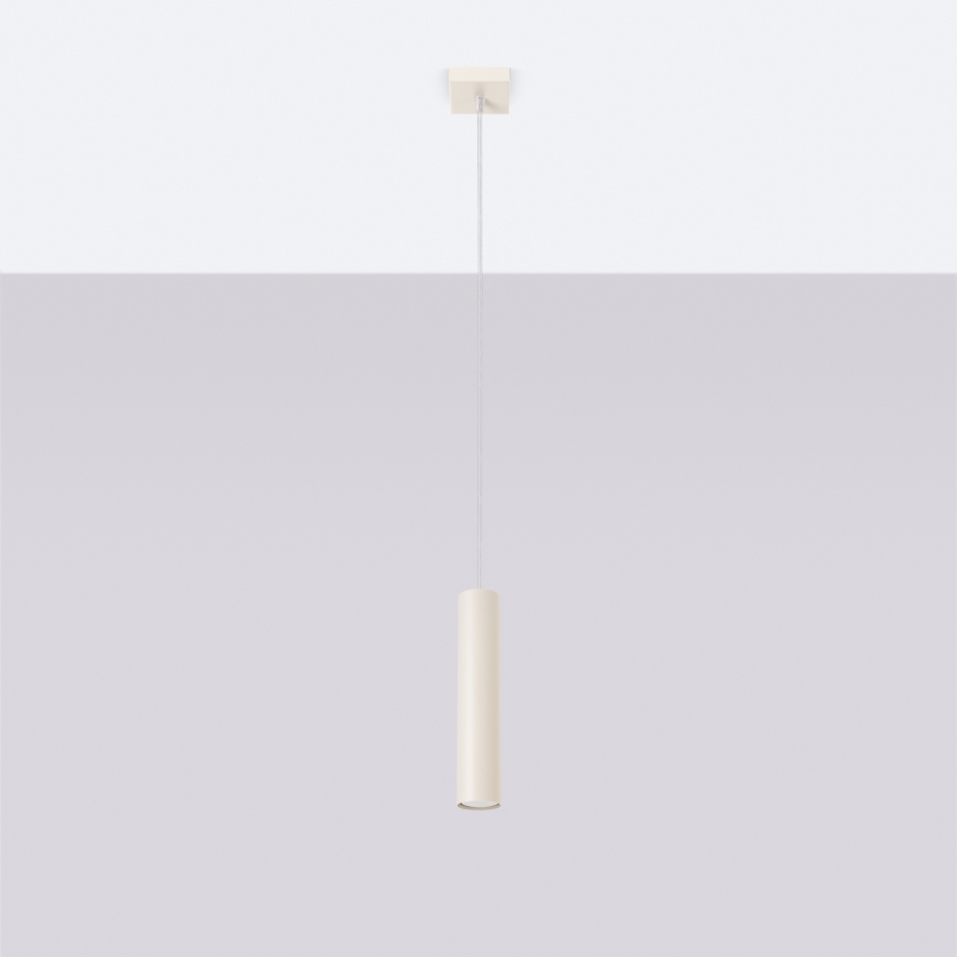 Hanglamp aan een koord LAGOS 1xGU10/10W/230V crème