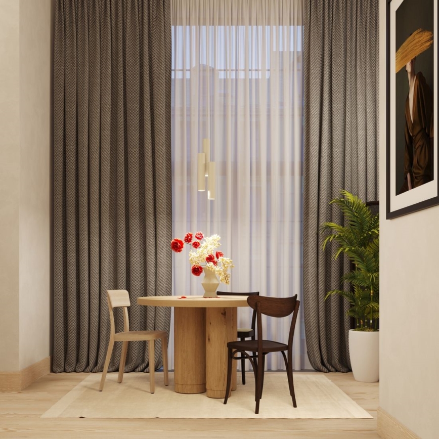 Hanglamp aan een koord LAGOS 3xGU10/10W/230V crème