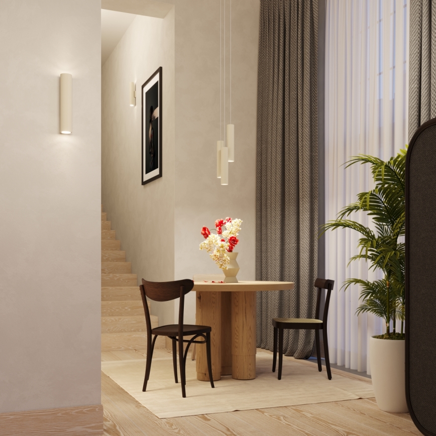 Hanglamp aan een koord LAGOS 3xGU10/10W/230V crème