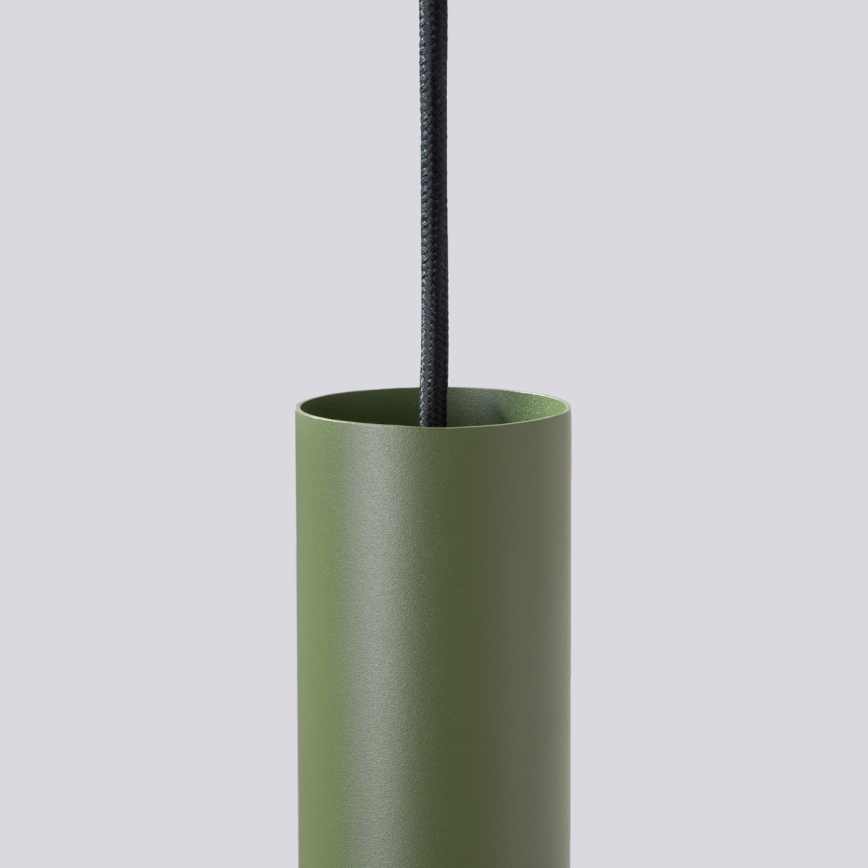 Hanglamp aan een koord LAGOS 2xGU10/10W/230V groen