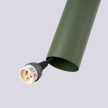 Hanglamp aan een koord LAGOS 2xGU10/10W/230V groen