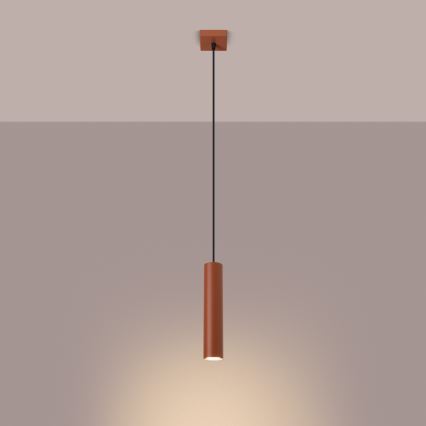 Hanglamp aan een koord LAGOS 1xGU10/10W/230V rood