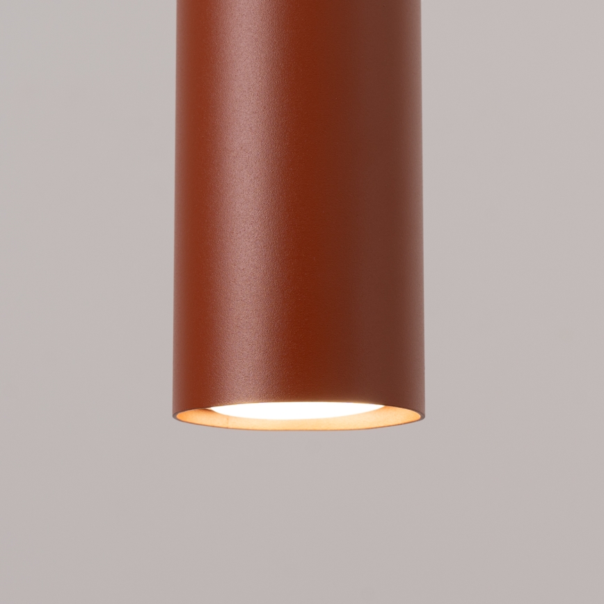 Hanglamp aan een koord LAGOS 2xGU10/10W/230V rood