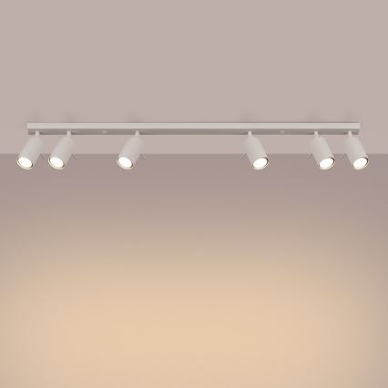 Spot RING 6xGU10/10W/230V crème