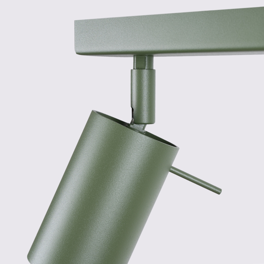 Spot RING 3xGU10/10W/230V groen