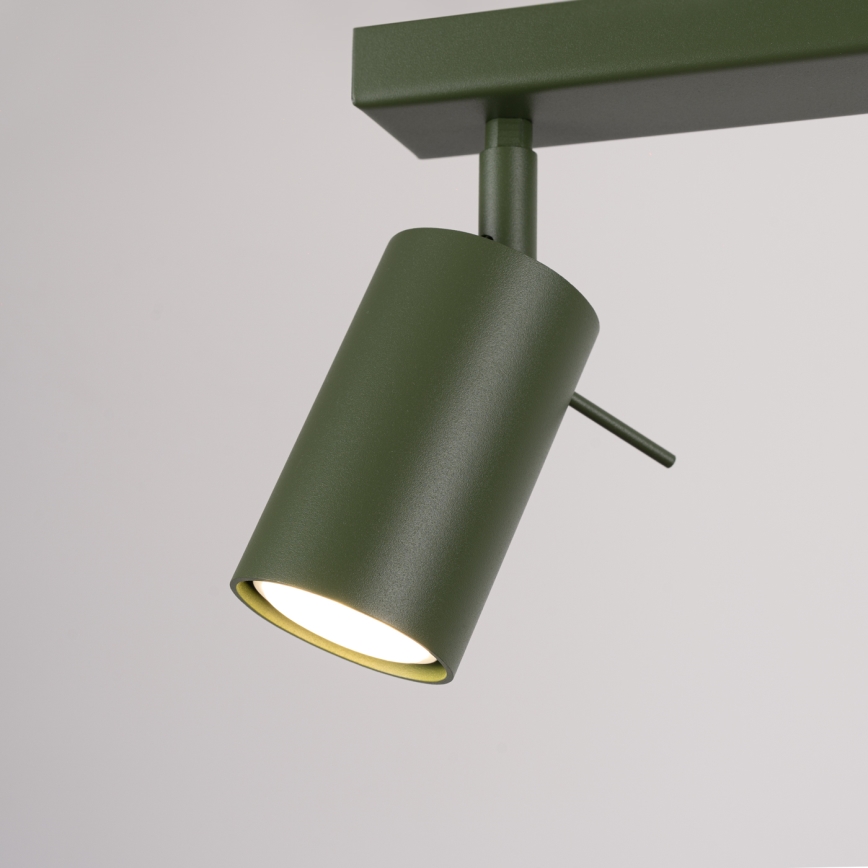 Spot RING 4xGU10/10W/230V groen