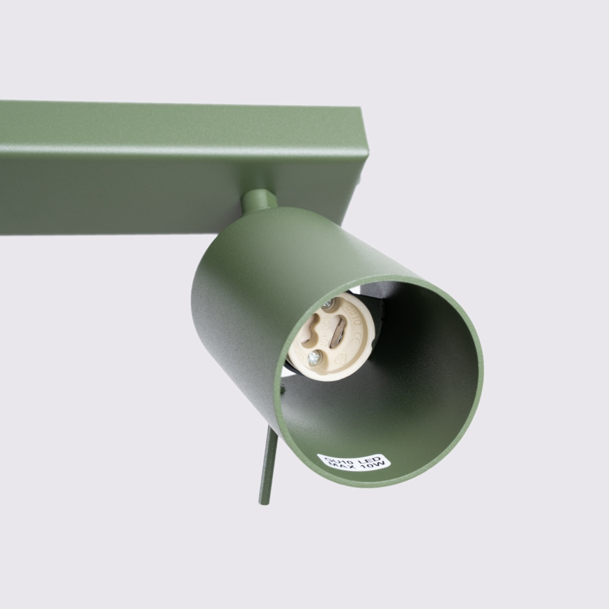 Spot RING 6xGU10/10W/230V groen