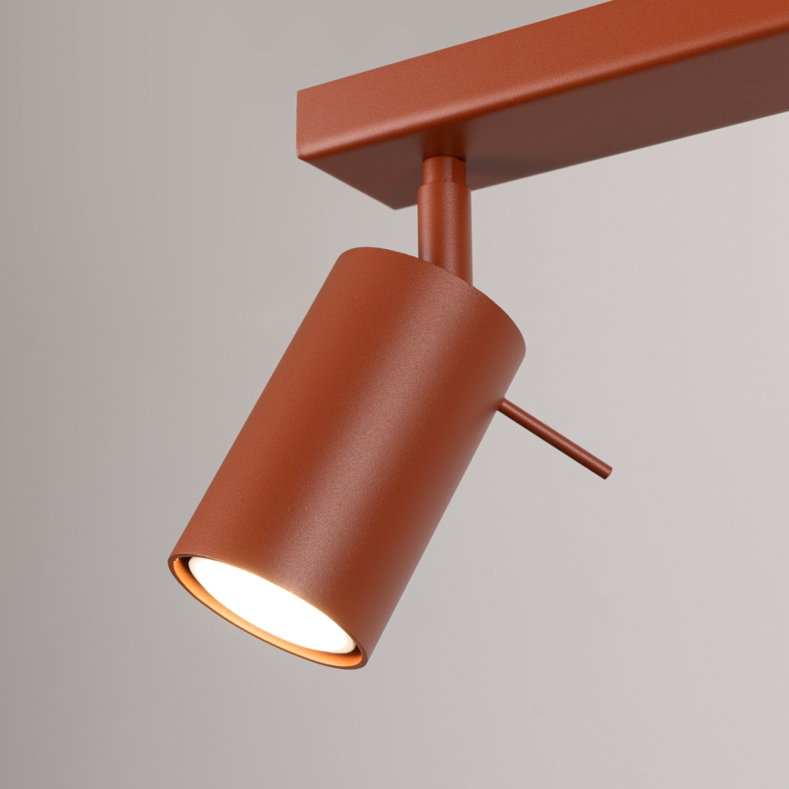 Spot RING 6xGU10/10W/230V rood