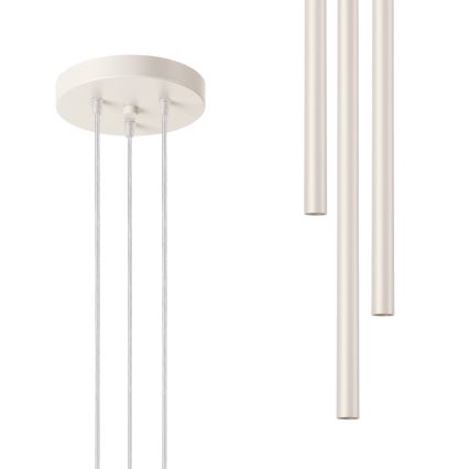 Hanglamp aan een koord PASTELO 3xG9/8W/230V crème