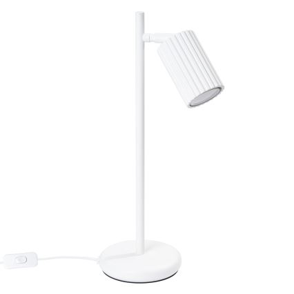 Tafellamp KARBON 1xGU10/10W/230V wit