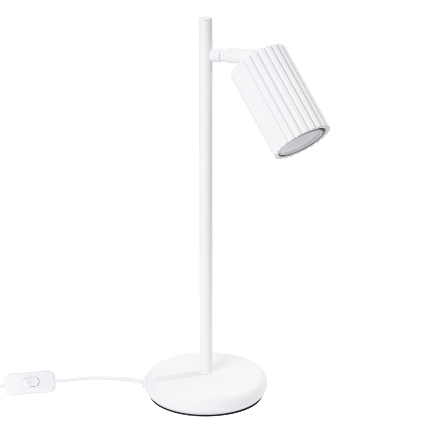 Tafellamp KARBON 1xGU10/10W/230V wit