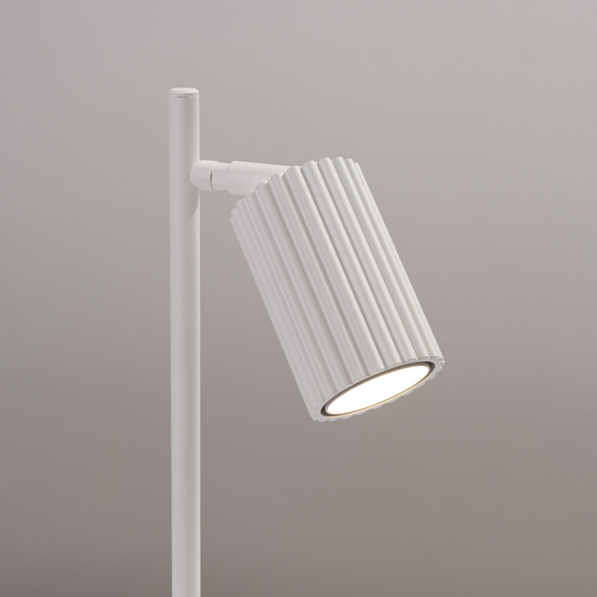 Tafellamp KARBON 1xGU10/10W/230V wit