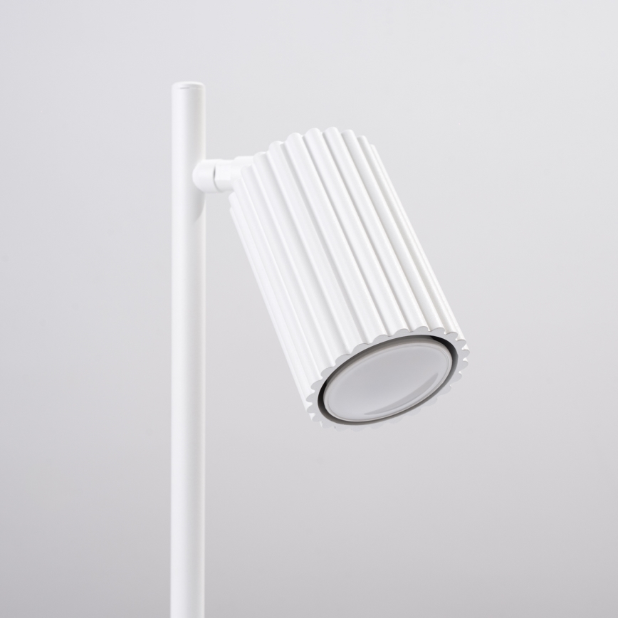 Tafellamp KARBON 1xGU10/10W/230V wit
