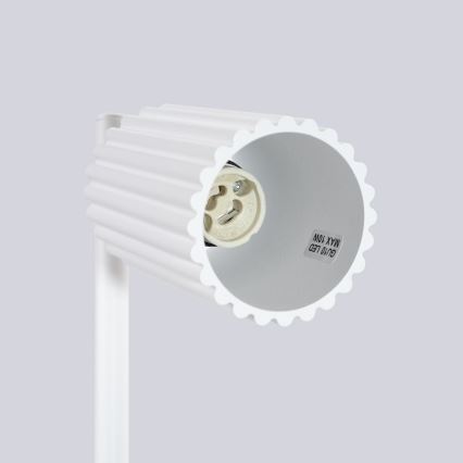 Tafellamp KARBON 1xGU10/10W/230V wit