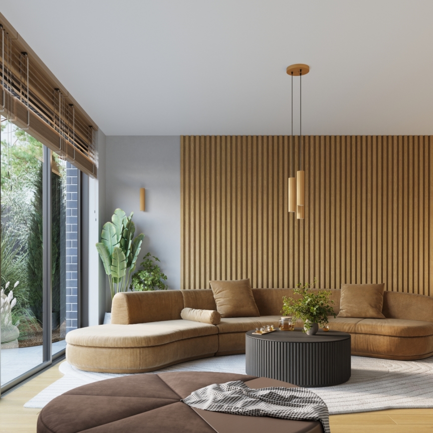 Wandlamp KARBON 2xGU10/10W/230V goud