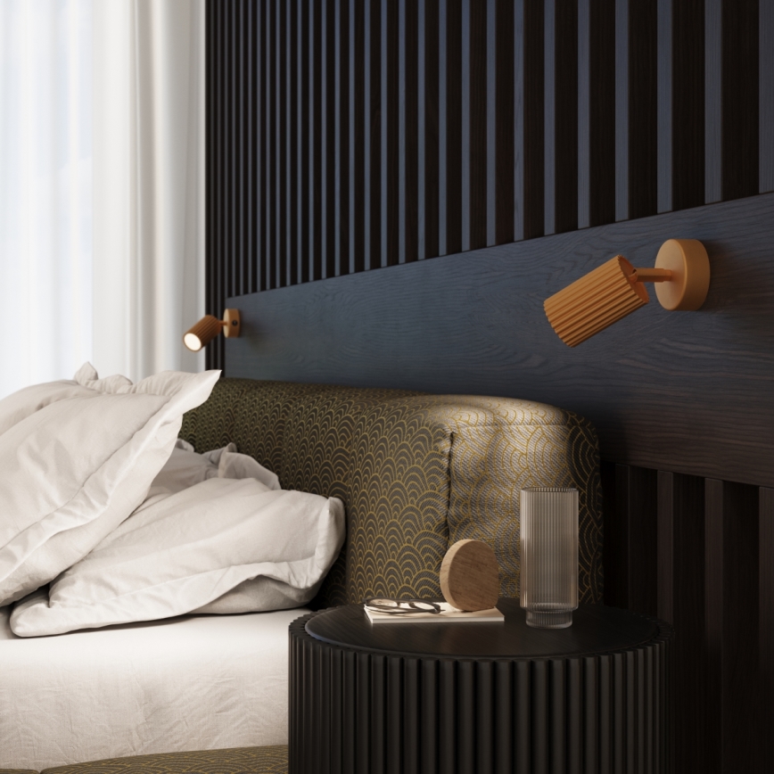 Wandspot KARBON 1xGU10/10W/230V goud