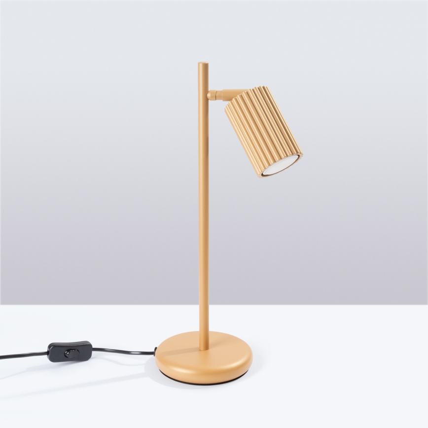 Tafellamp KARBON 1xGU10/10W/230V goud