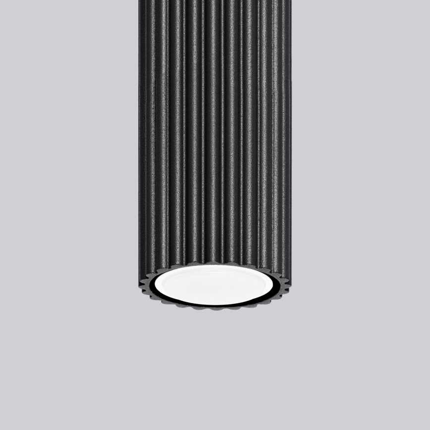 Spot KARBON 1xGU10/10W/230V 10 cm zwart