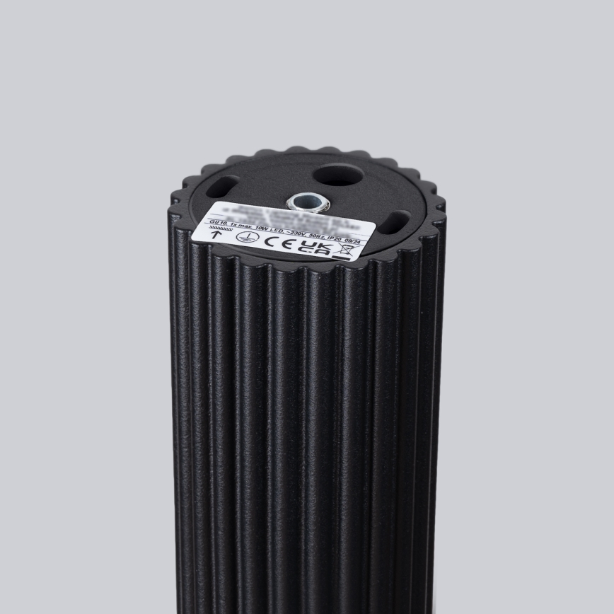 Spot KARBON 1xGU10/10W/230V 10 cm zwart