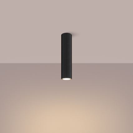 Spot KARBON 1xGU10/10W/230V 30 cm zwart