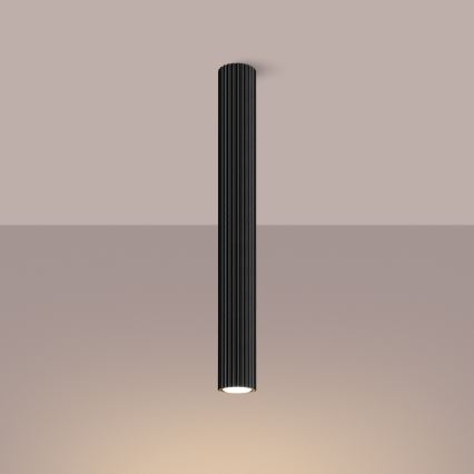 Spot KARBON 1xGU10/10W/230V 60 cm zwart