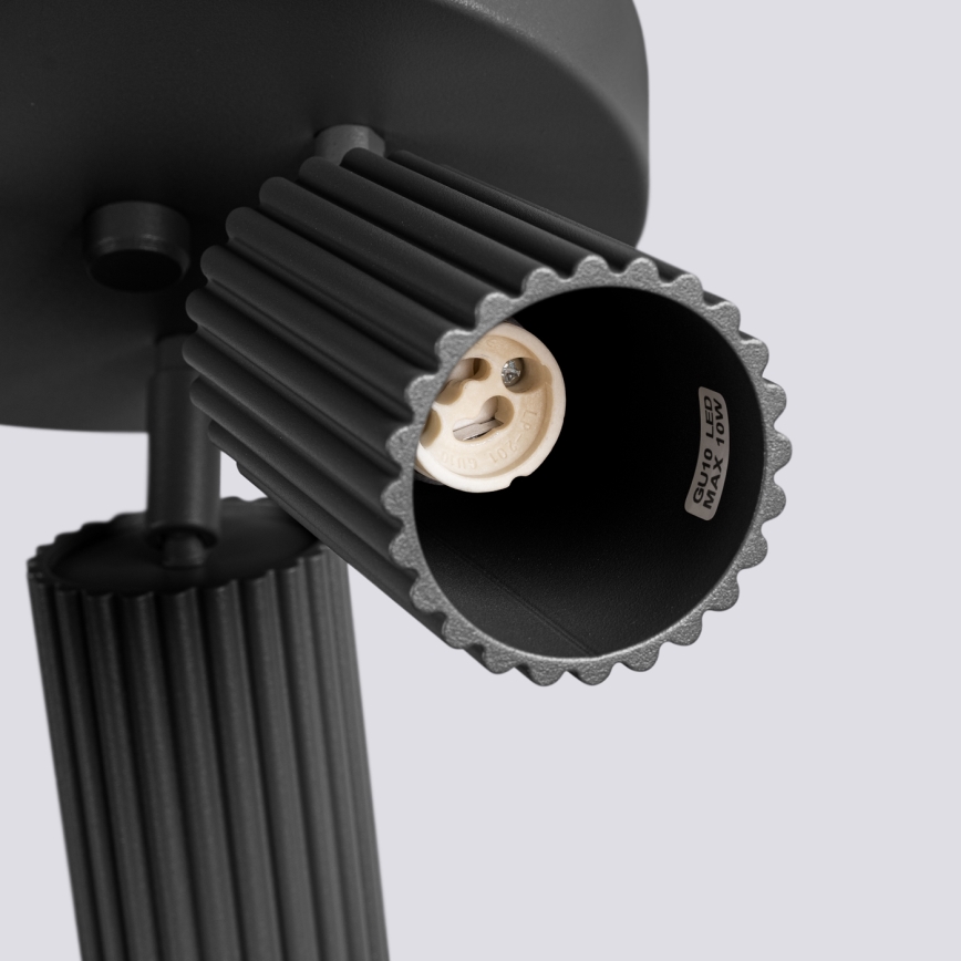 Spot KARBON 3xGU10/10W/230V zwart