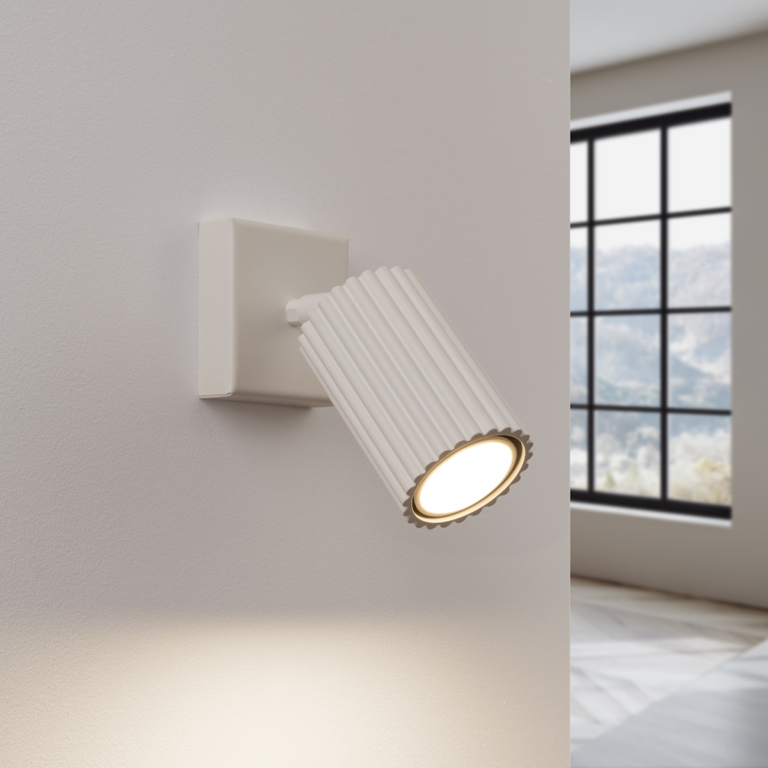 Wandspot KARBON 1xGU10/10W/230V crème