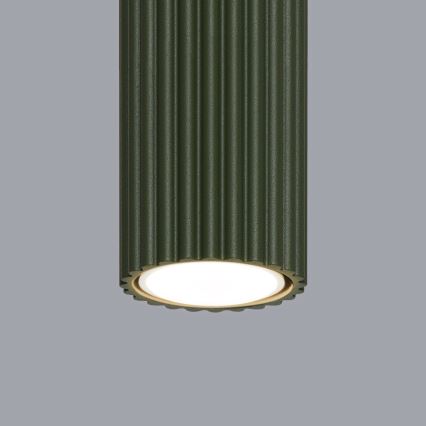 Spot KARBON 1xGU10/10W/230V 10 cm groen