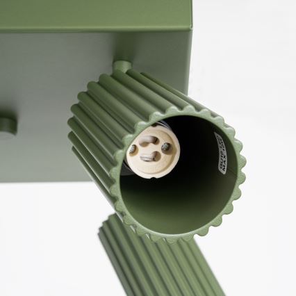 Spot KARBON 4xGU10/10W/230V groen
