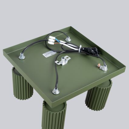 Spot KARBON 4xGU10/10W/230V groen