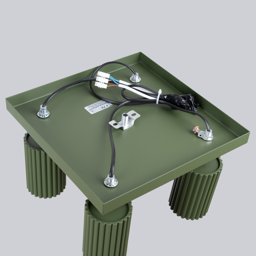 Spot KARBON 4xGU10/10W/230V groen