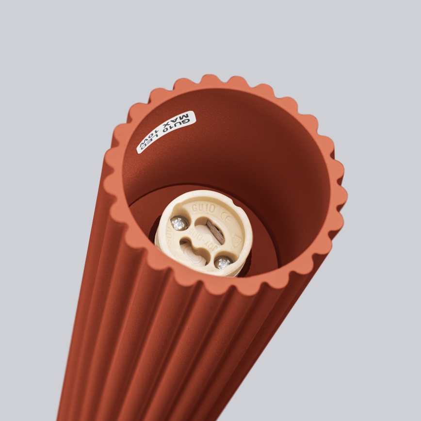 Spot KARBON 1xGU10/10W/230V 20 cm rood